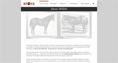 Desktop Screenshot of nfqha.com